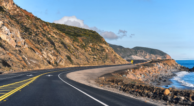 southern california coastal stretch of road