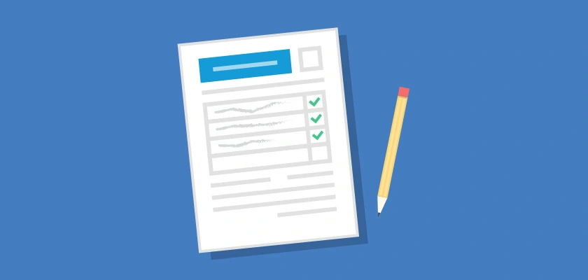 Animated check list