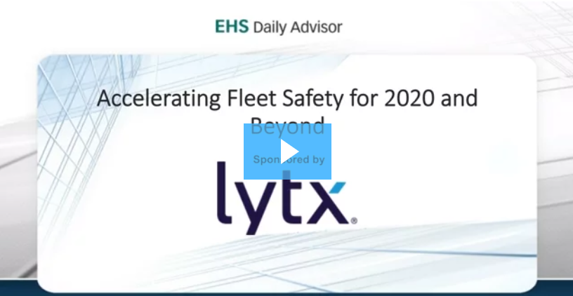 Webinar Accelerating Fleet Safety for 2020 and Beyond