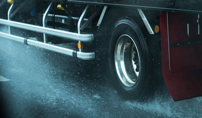 Hydroplaning in Commercial Vehicles (And How to Avoid It)