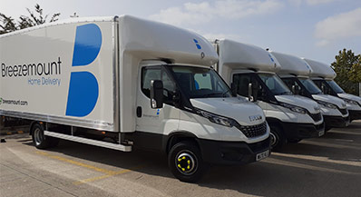 Breezemount home delivery trucks