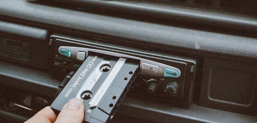 cassette player in car