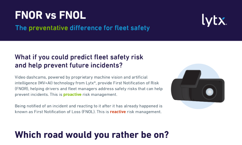 FNOR vs FNOL, the preventative difference for fleet safety