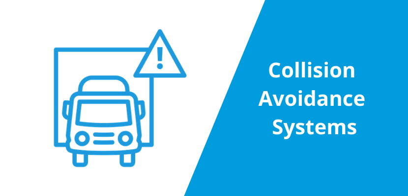 graphic that says "collision avoidance systems"