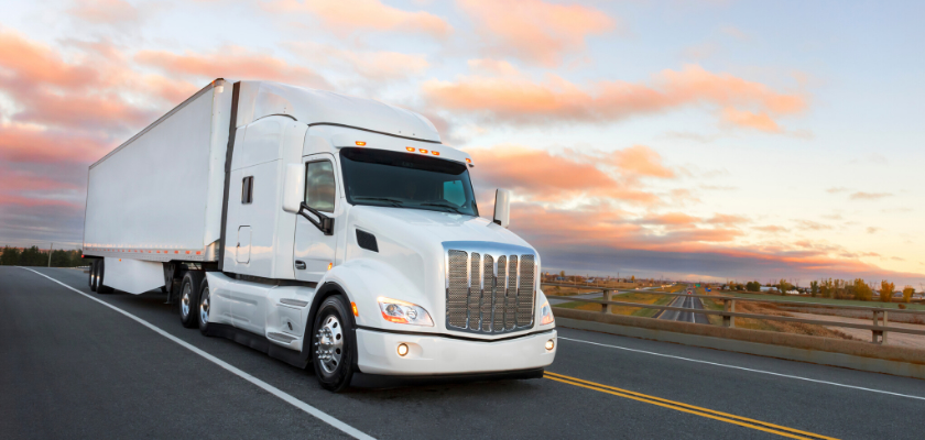 semitruck on highway