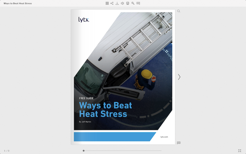 eBook How to Protect Drivers and Technicians from Heat Stress and Fatigue