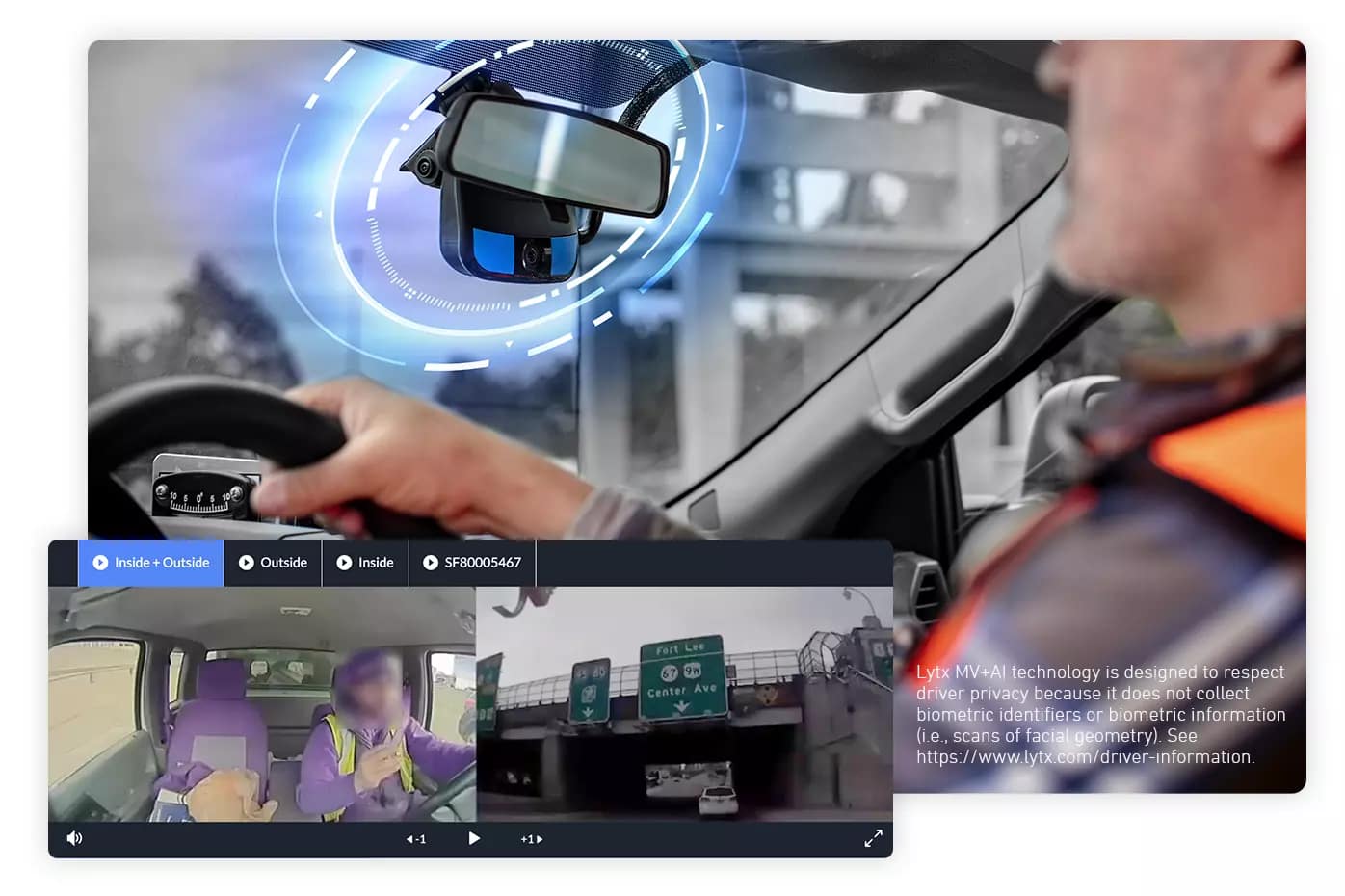 fleet manager's view of a fleet dash cam