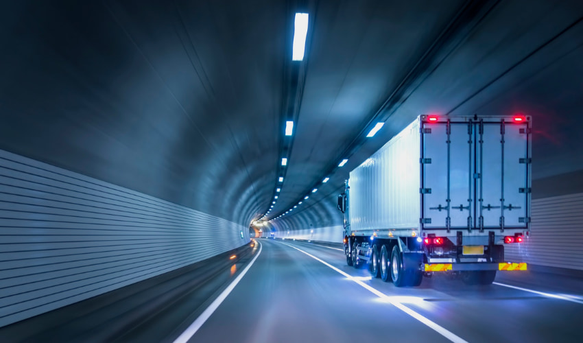 futuristic semi truck