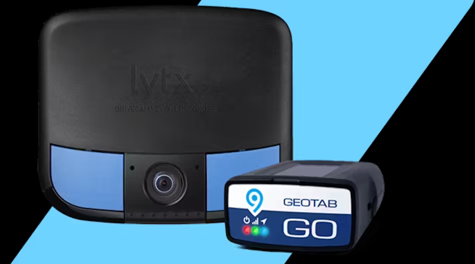 Lytx DriveCam device and Geotab GO